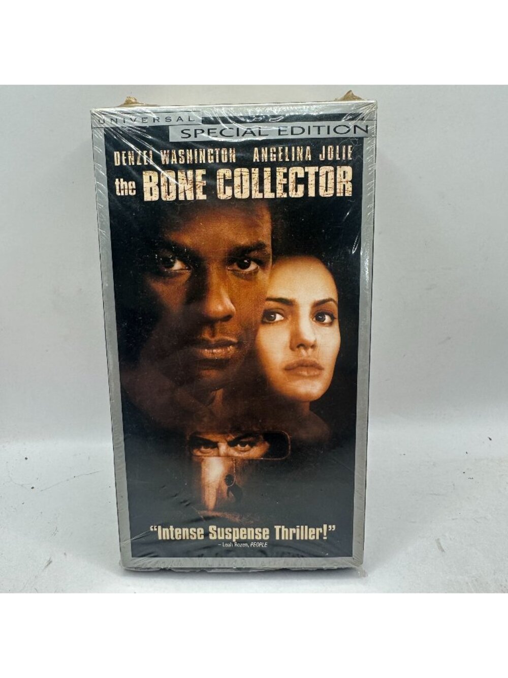 The Bone Collector VHS Special Edition 1999 Denzel Washington Angelina Jolie Thr